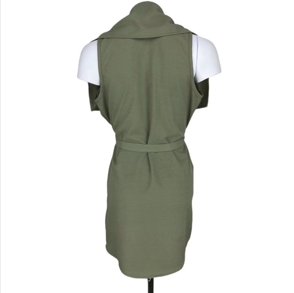 SWS Streetwear Society Belted Vest Cardigan - Picture 2 of 2